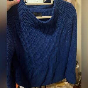 Zara Cobalt Blue Cowl Neck Sweater